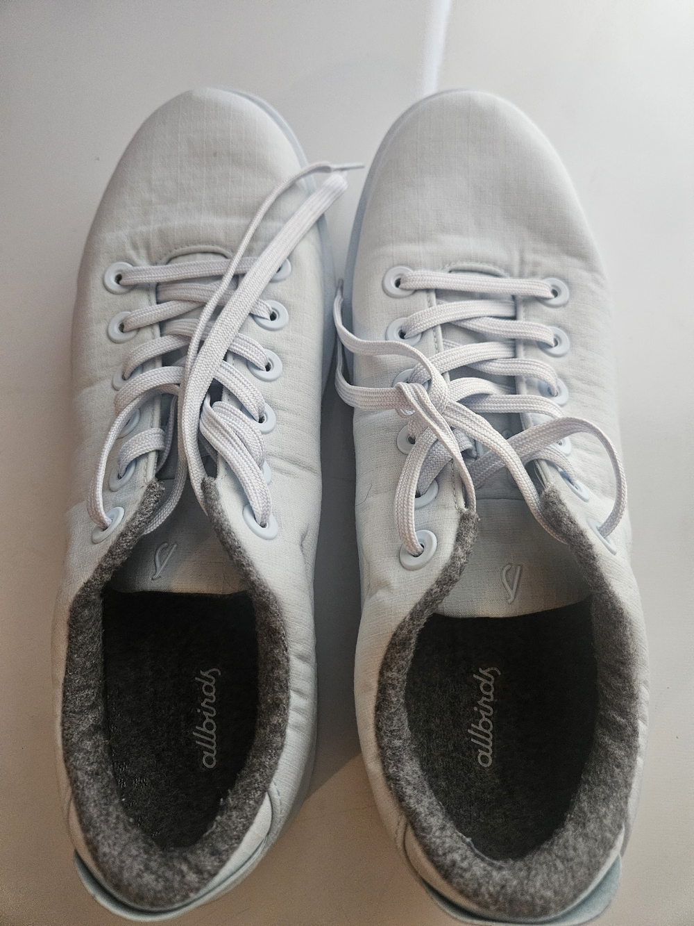 allbirds Mens Baby Blue 11 Wool Low-Top Sneakers
